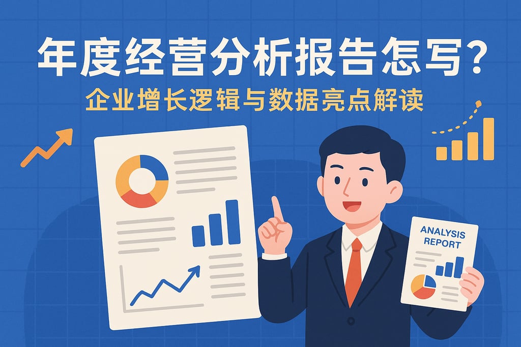 年度经营分析报告怎么写？企业增长逻辑与数据亮点解读