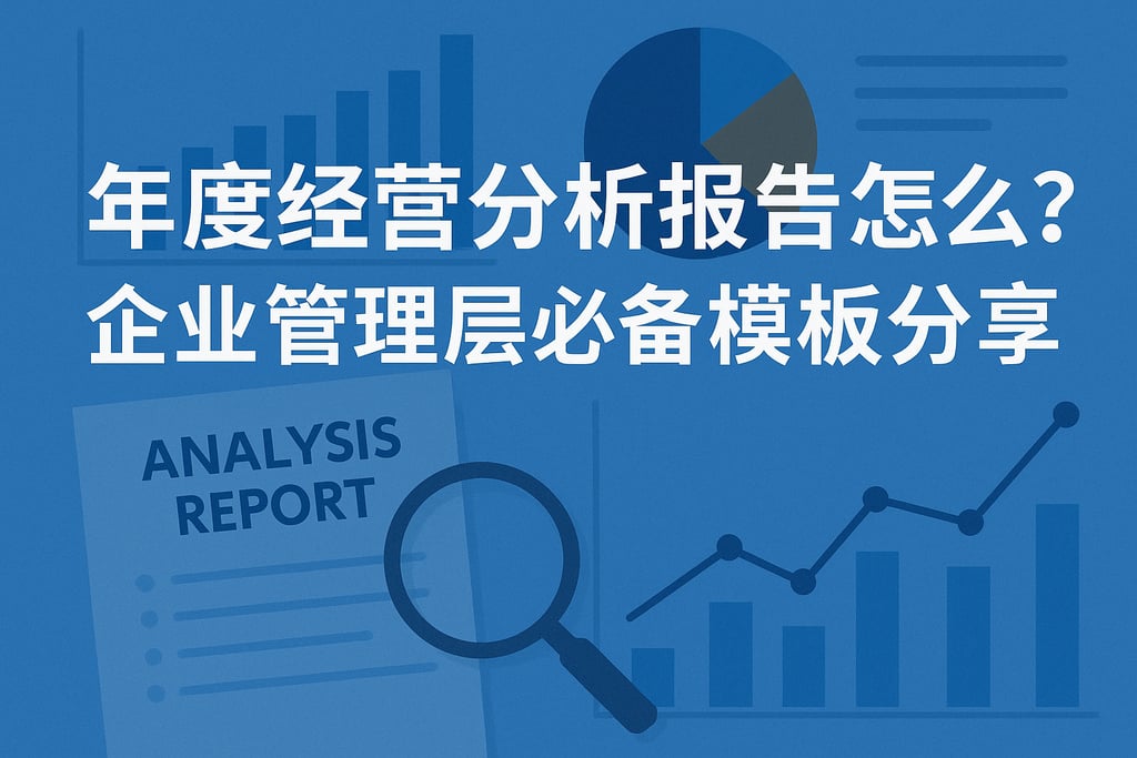 年度经营分析报告怎么写？企业管理层必备模板分享