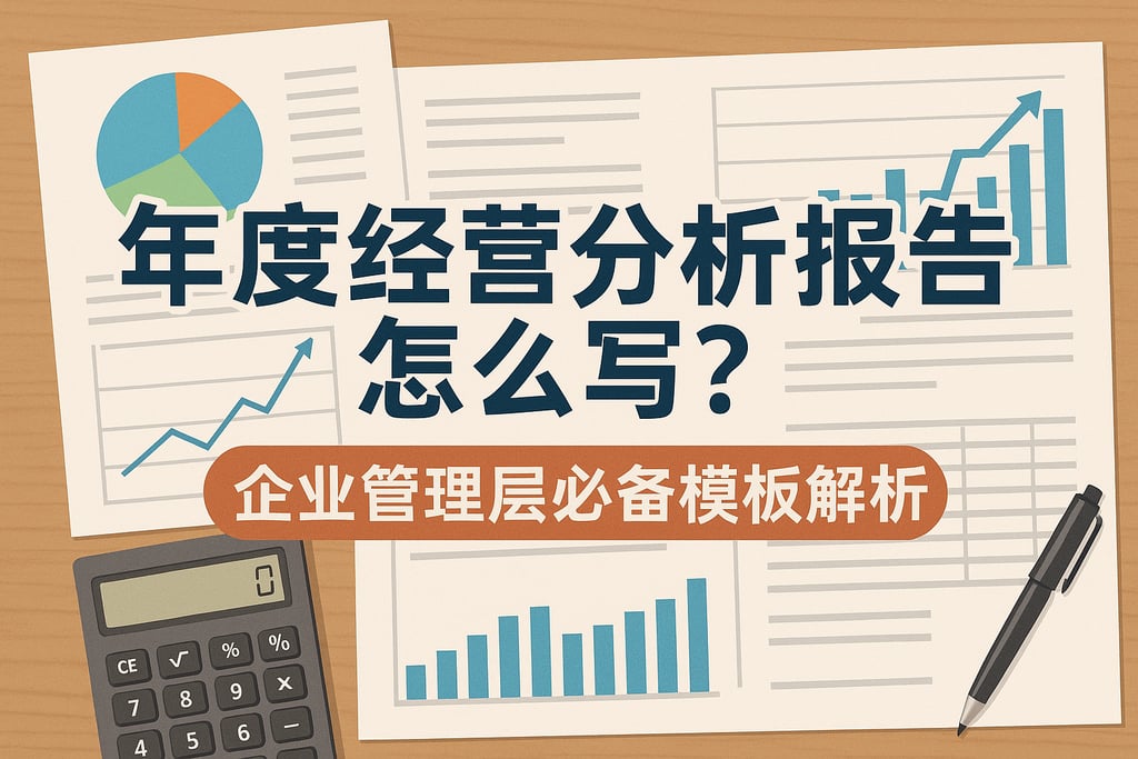 年度经营分析报告怎么写？企业管理层必备模板解析