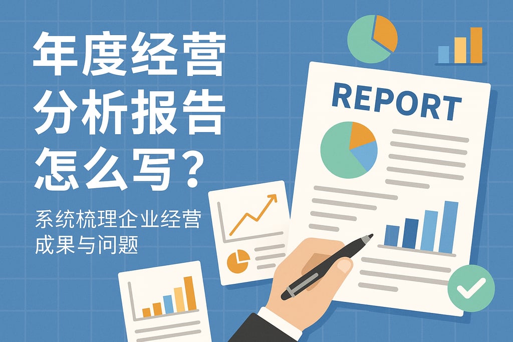 年度经营分析报告怎么写？系统梳理企业经营成果与问题