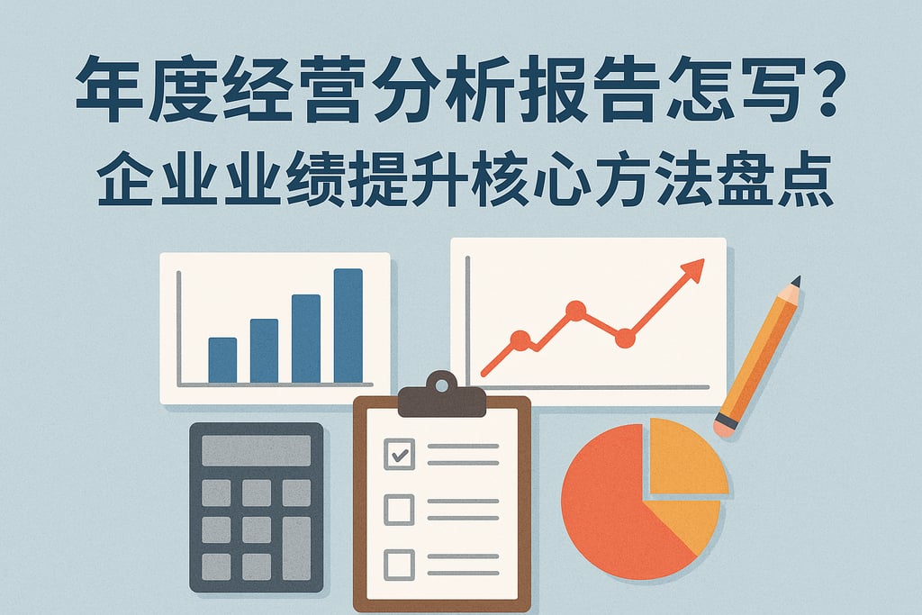 年度经营分析报告怎写？企业业绩提升核心方法盘点