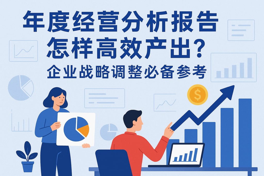 年度经营分析报告怎样高效产出？企业战略调整必备参考