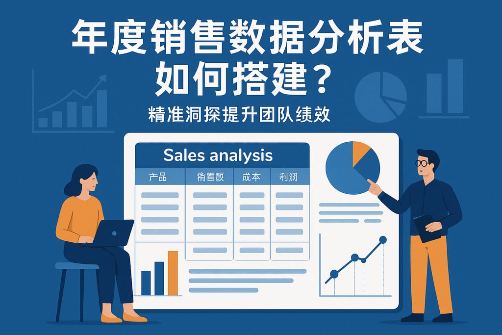 年度销售数据分析表如何搭建？精准洞察提升团队绩效