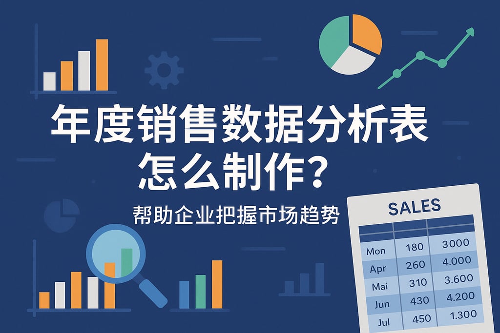 年度销售数据分析表怎么制作？帮助企业把握市场趋势