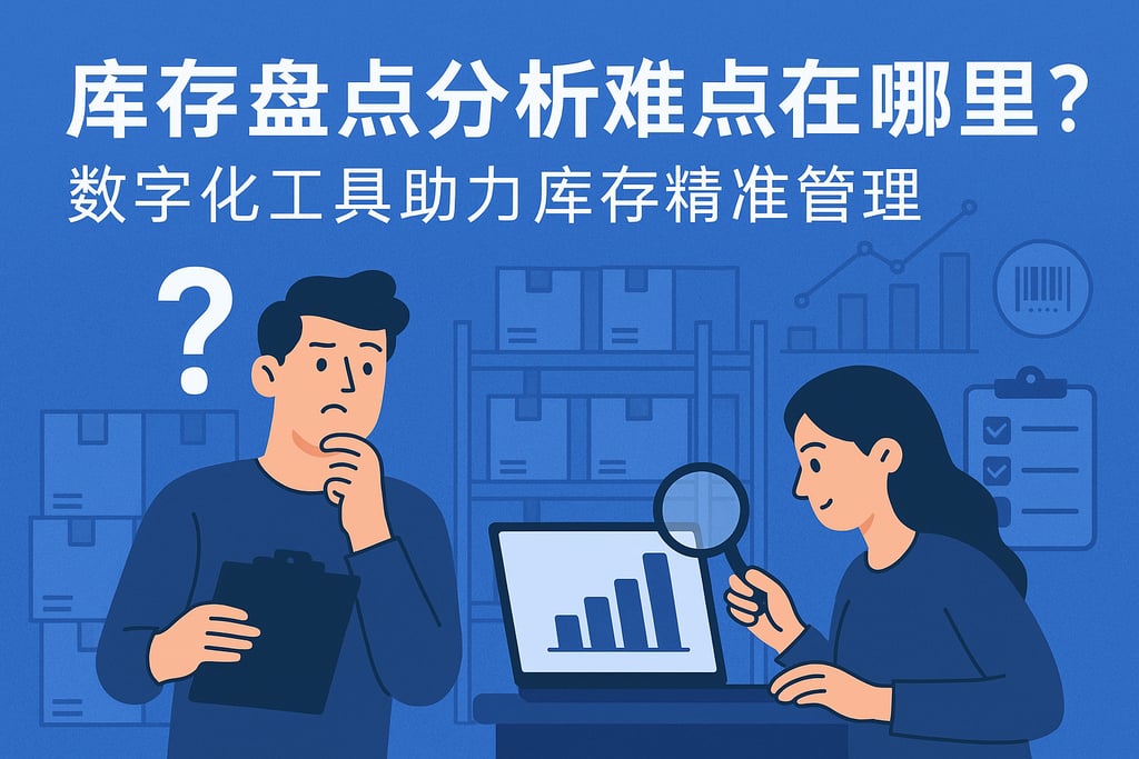 库存盘点分析难点在哪里？数字化工具助力库存精准管理