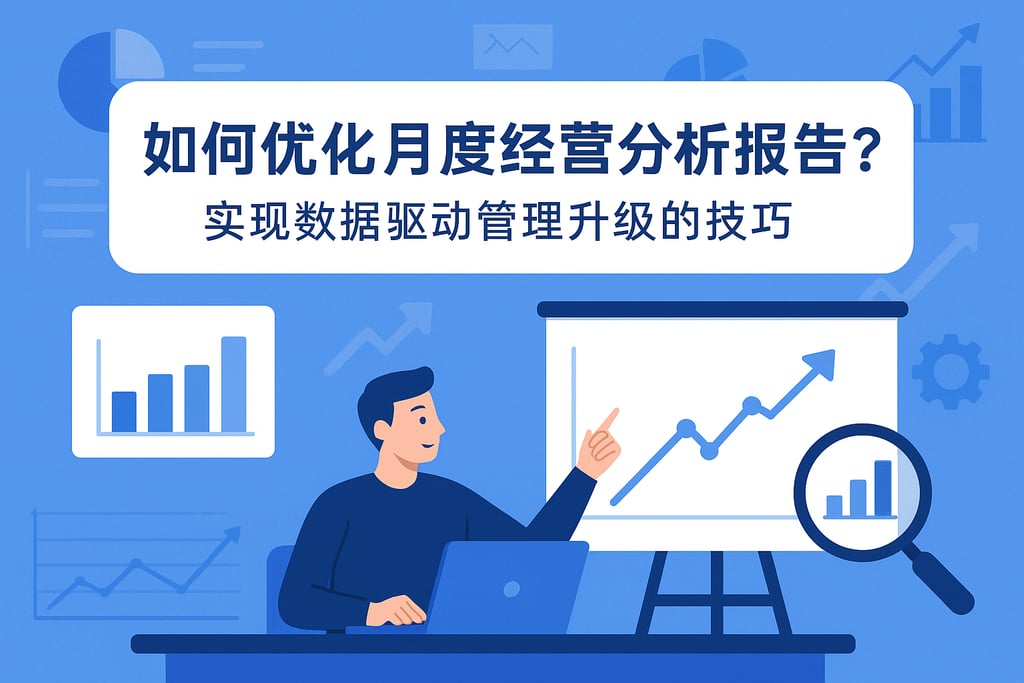 月度经营分析报告如何优化？实现数据驱动管理升级的技巧