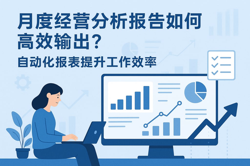 月度经营分析报告如何高效输出？自动化报表提升工作效率