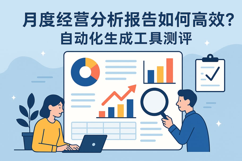 月度经营分析报告如何高效？自动化生成工具测评