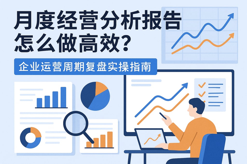 月度经营分析报告怎么做高效？企业运营周期复盘实操指南