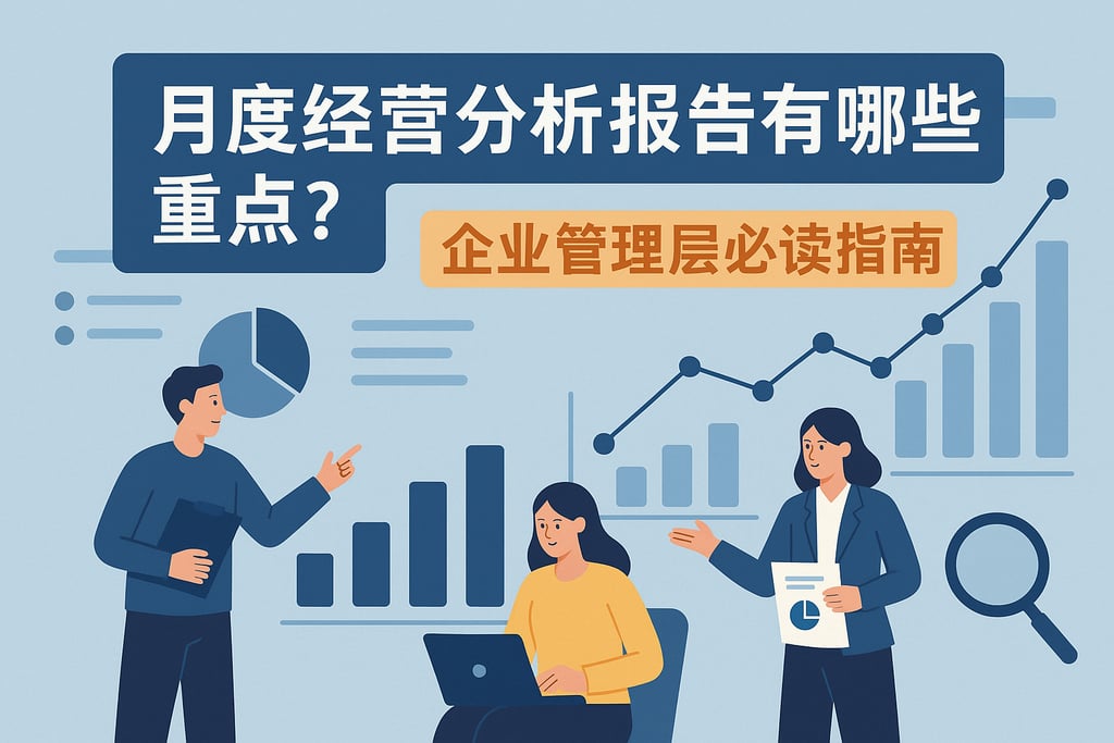 月度经营分析报告有哪些重点？企业管理层必读指南