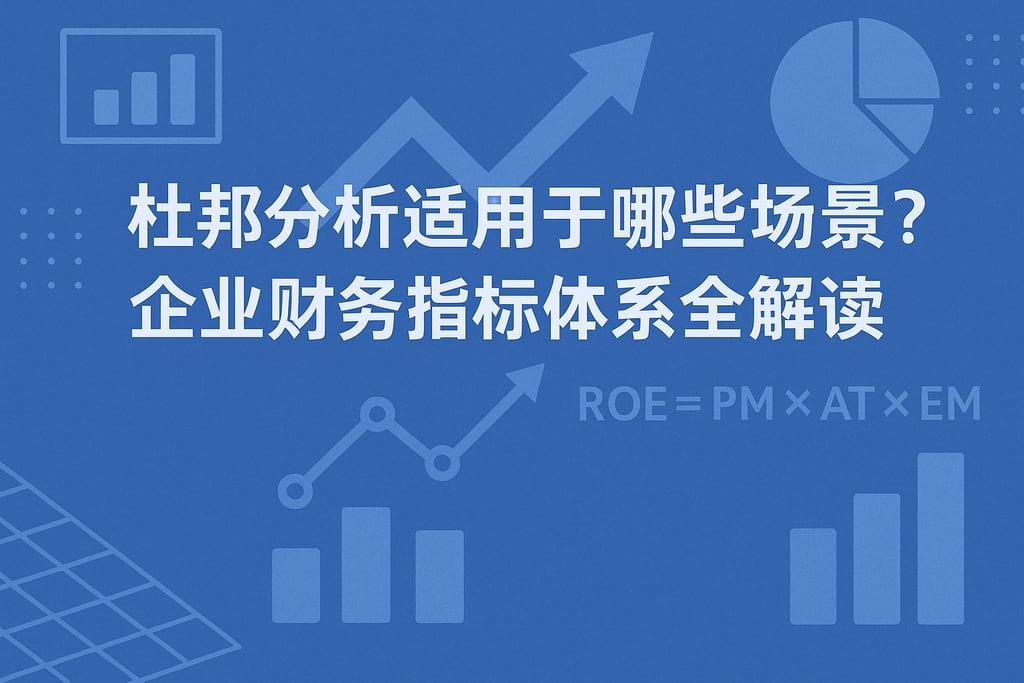 杜邦分析适用于哪些场景？企业财务指标体系全解读