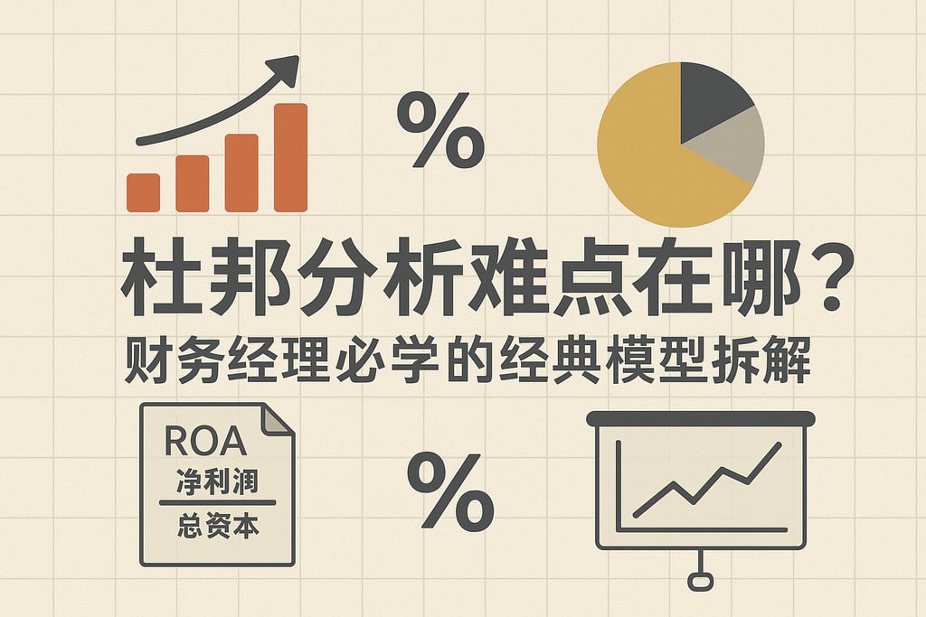 杜邦分析难点在哪？财务经理必学的经典模型拆解