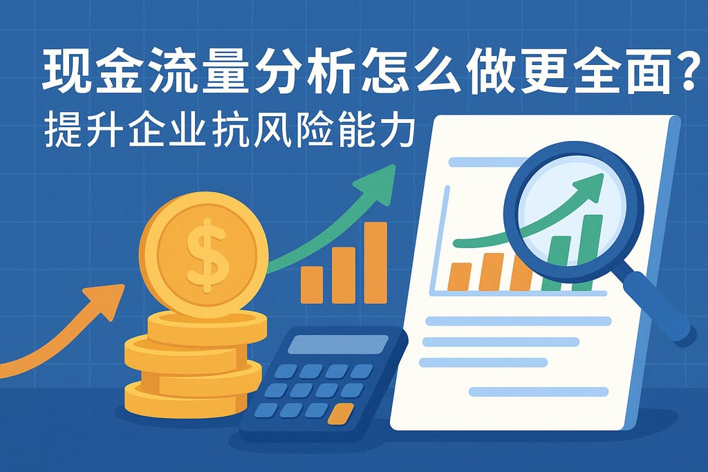 现金流量分析怎么做更全面？提升企业抗风险能力
