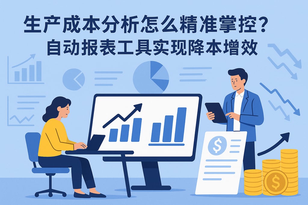 生产成本分析怎么精准掌控？自动报表工具实现降本增效