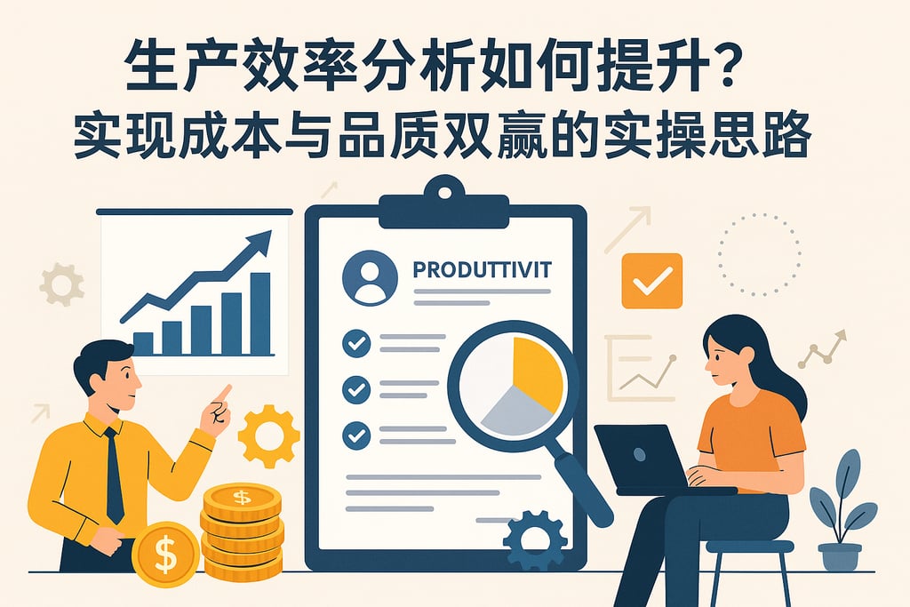 生产效率分析如何提升？实现成本与品质双赢的实操思路