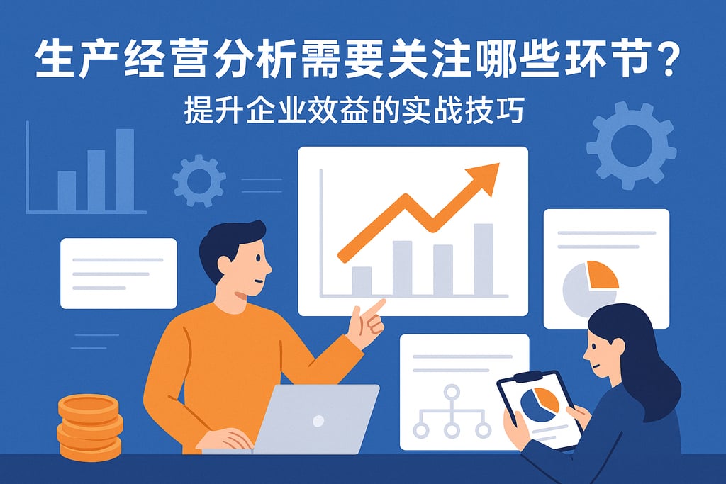 生产经营分析需要关注哪些环节？提升企业效益的实战技巧