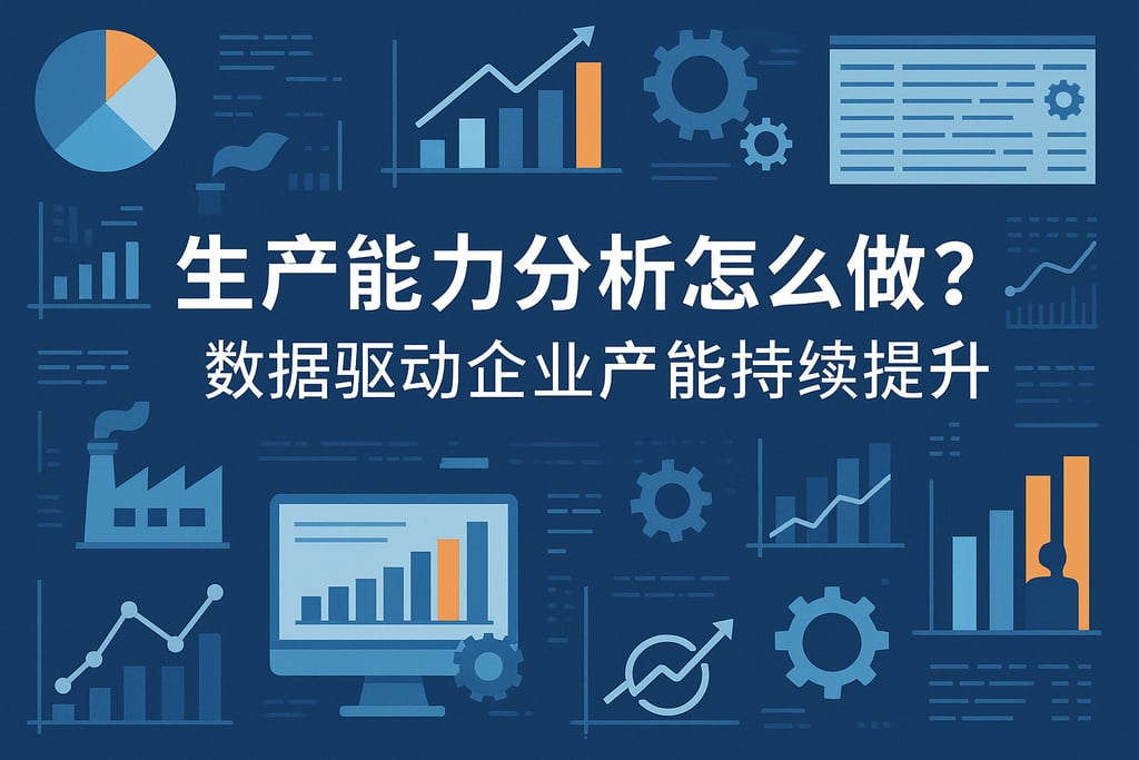 生产能力分析怎么做？数据驱动企业产能持续提升