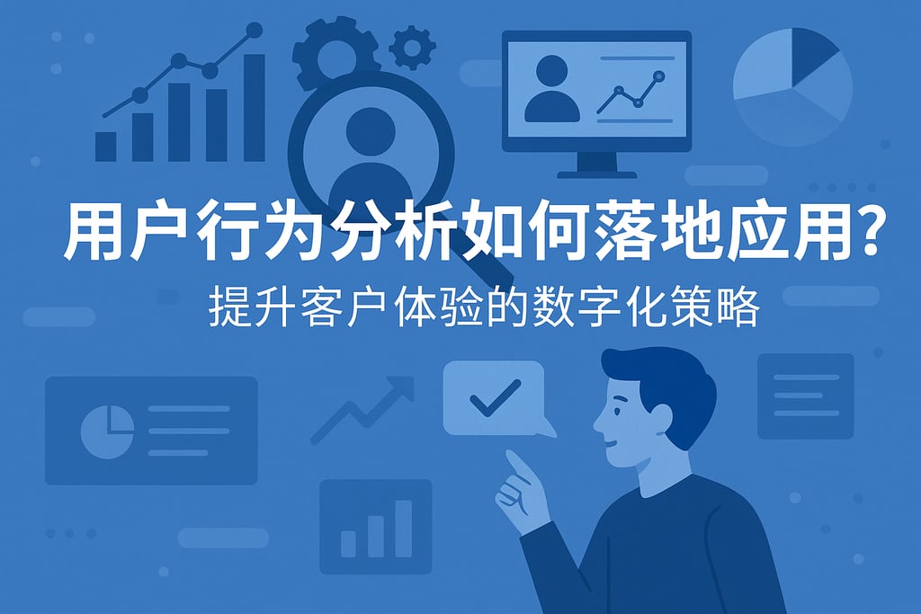 用户行为分析如何落地应用？提升客户体验的数字化策略