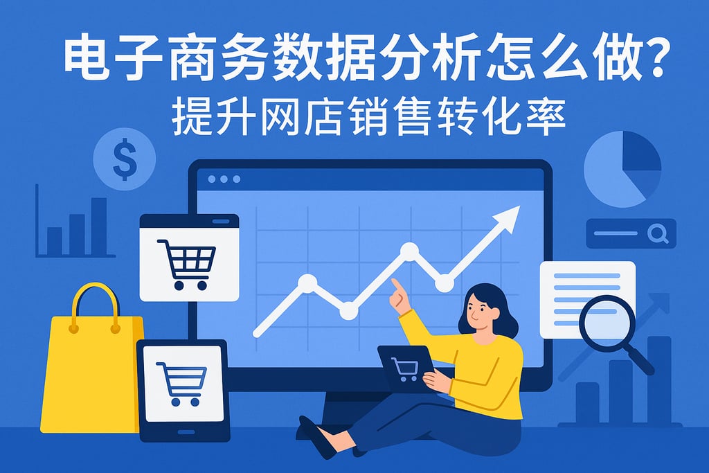 电子商务数据分析怎么做？提升网店销售转化率