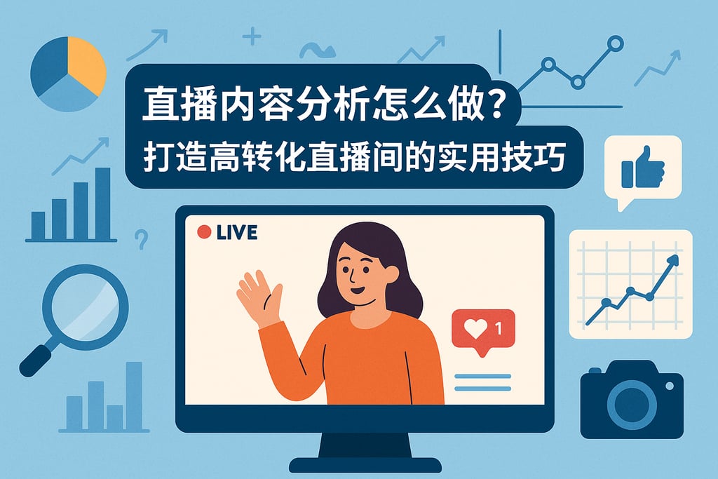 直播内容分析怎么做？打造高转化直播间的实用技巧