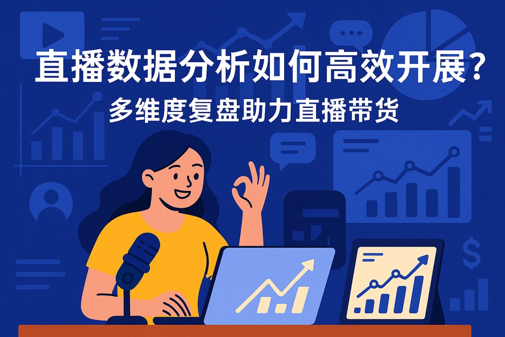 直播数据分析如何高效开展？多维度复盘助力直播带货