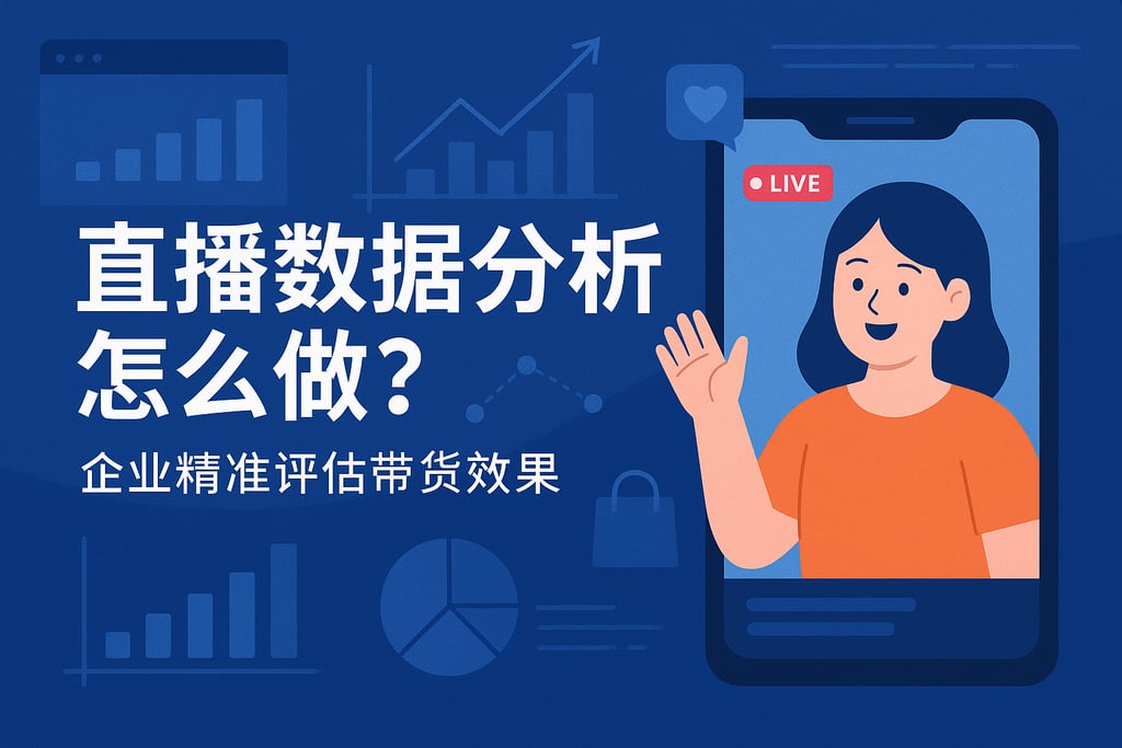 直播数据分析怎么做？企业精准评估带货效果