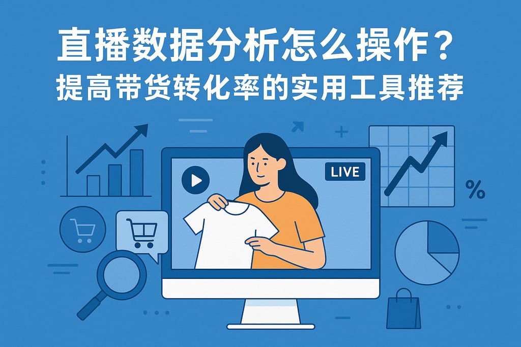 直播数据分析怎么操作？提高带货转化率的实用工具推荐