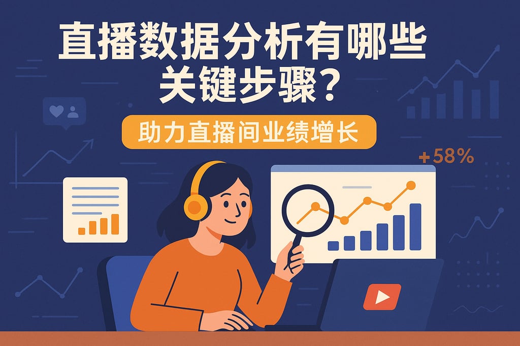 直播数据分析有哪些关键步骤？助力直播间业绩增长