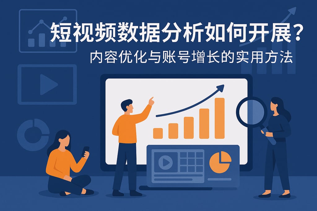 短视频数据分析如何开展？内容优化与账号增长的实用方法