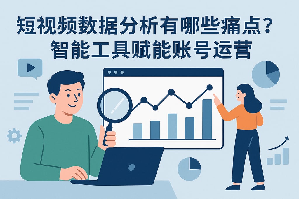 短视频数据分析有哪些痛点？智能工具赋能账号运营