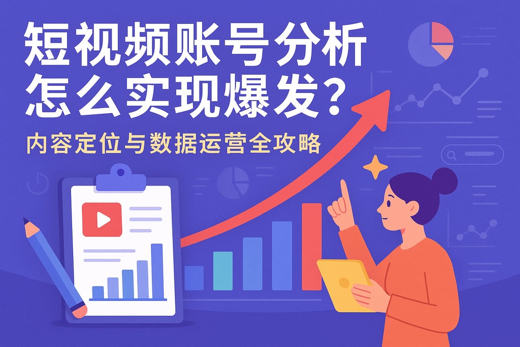 短视频账号分析怎么实现爆发？内容定位与数据运营全攻略