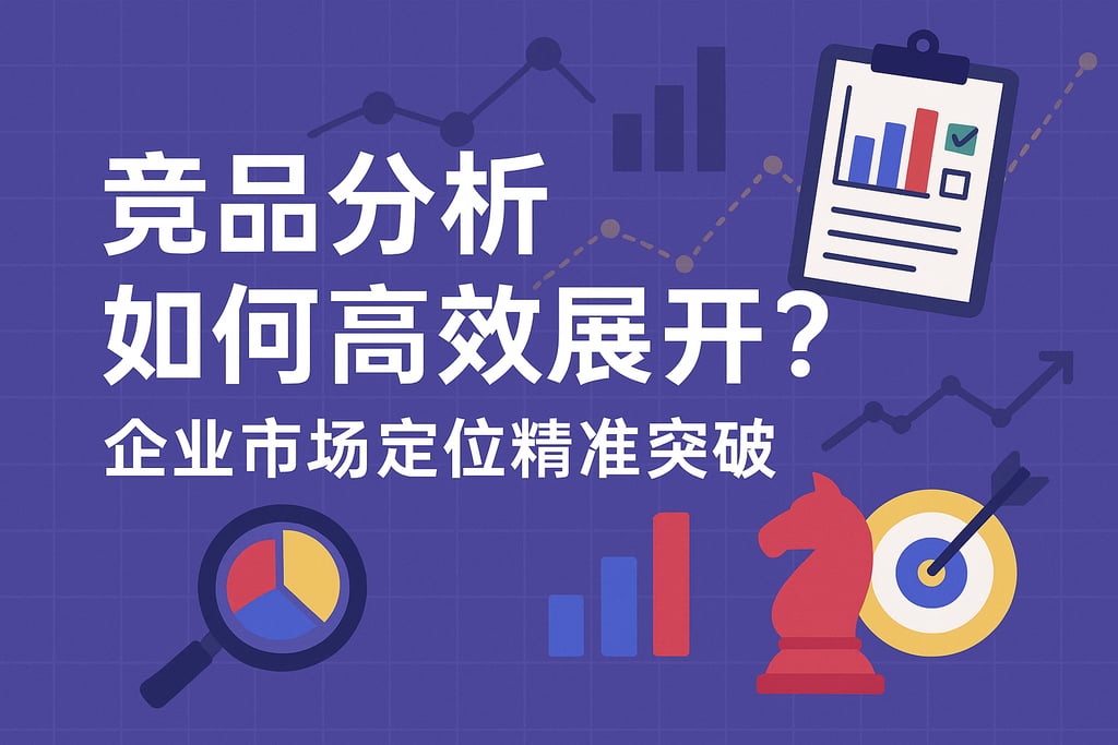 竞品分析如何高效展开？企业市场定位精准突破