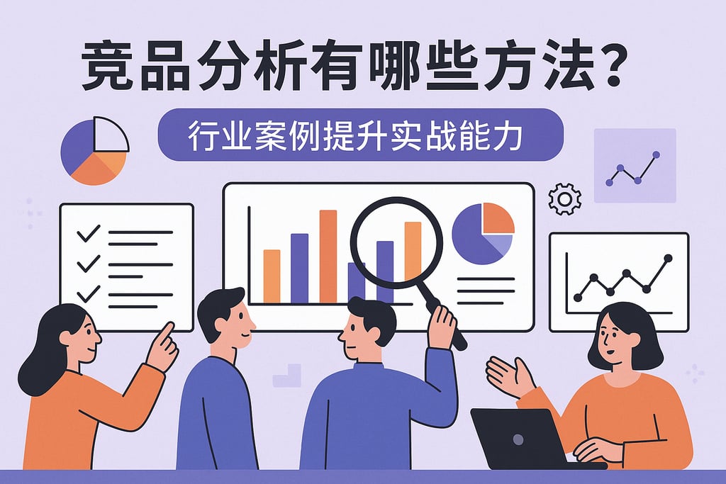 竞品分析有哪些方法？行业案例提升实战能力