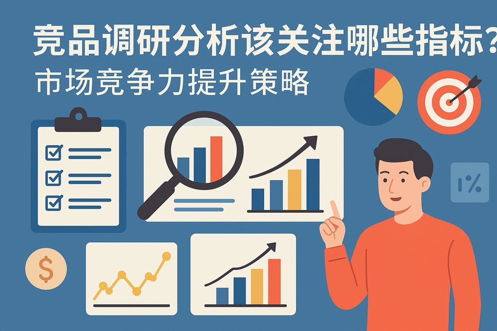竞品调研分析该关注哪些指标？市场竞争力提升策略