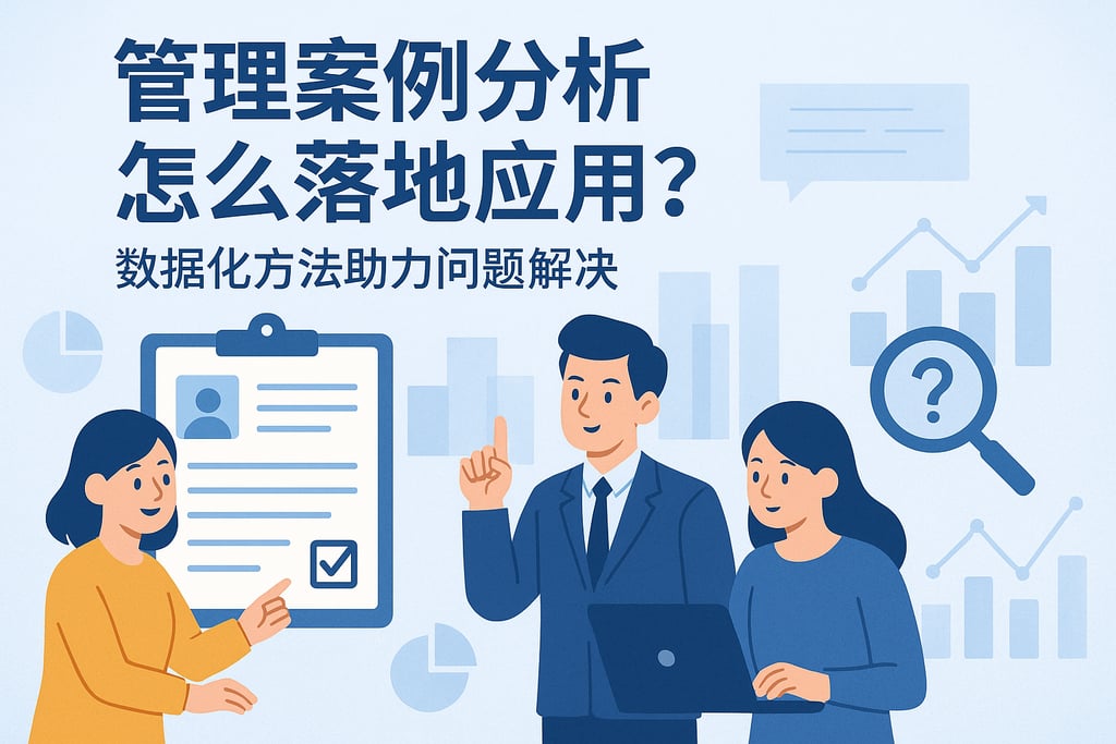 管理案例分析怎么落地应用？数据化方法助力问题解决