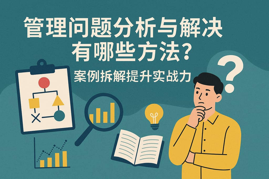 管理问题分析与解决有哪些方法？案例拆解提升实战力