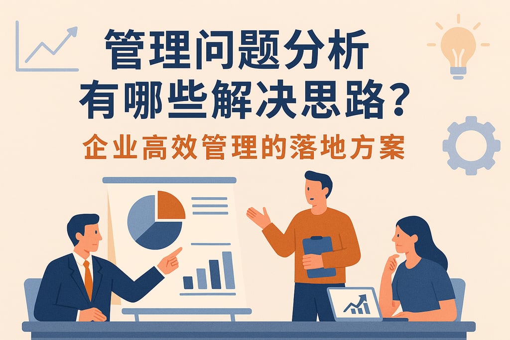 管理问题分析有哪些解决思路？企业高效管理的落地方案