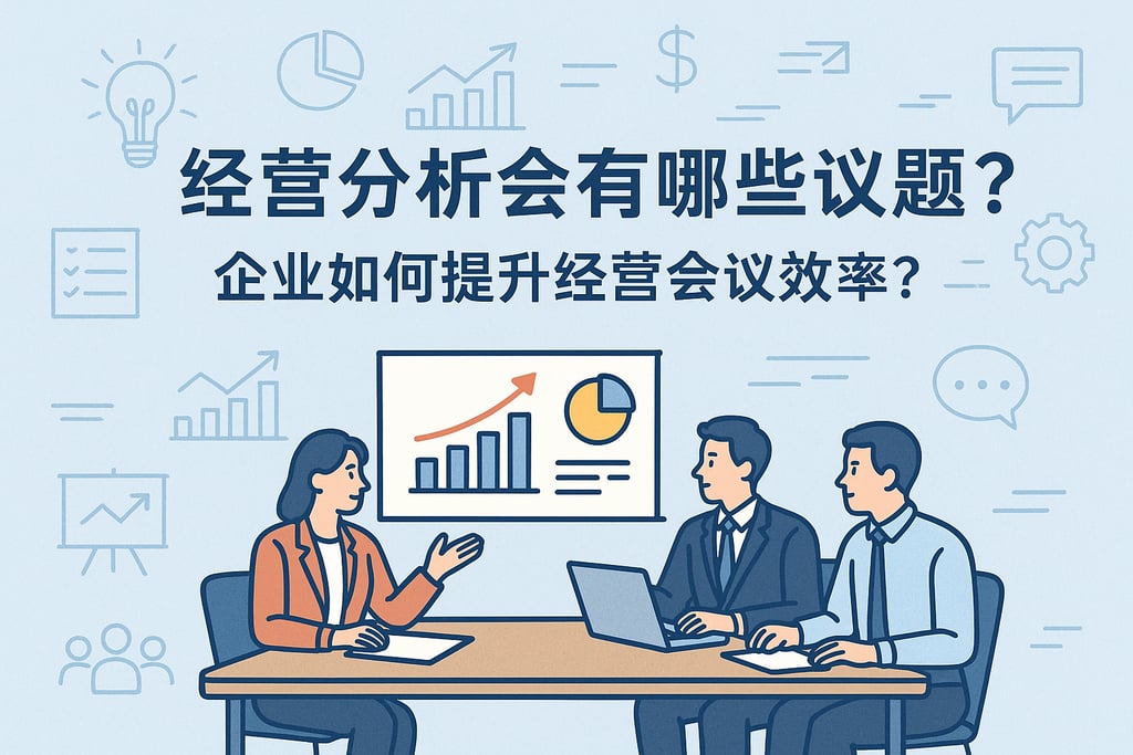 经营分析会有哪些议题？企业如何提升经营会议效率