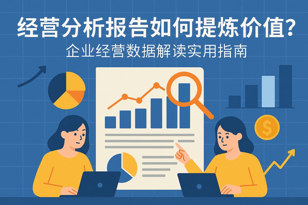 经营分析报告如何提炼价值？企业经营数据解读实用指南