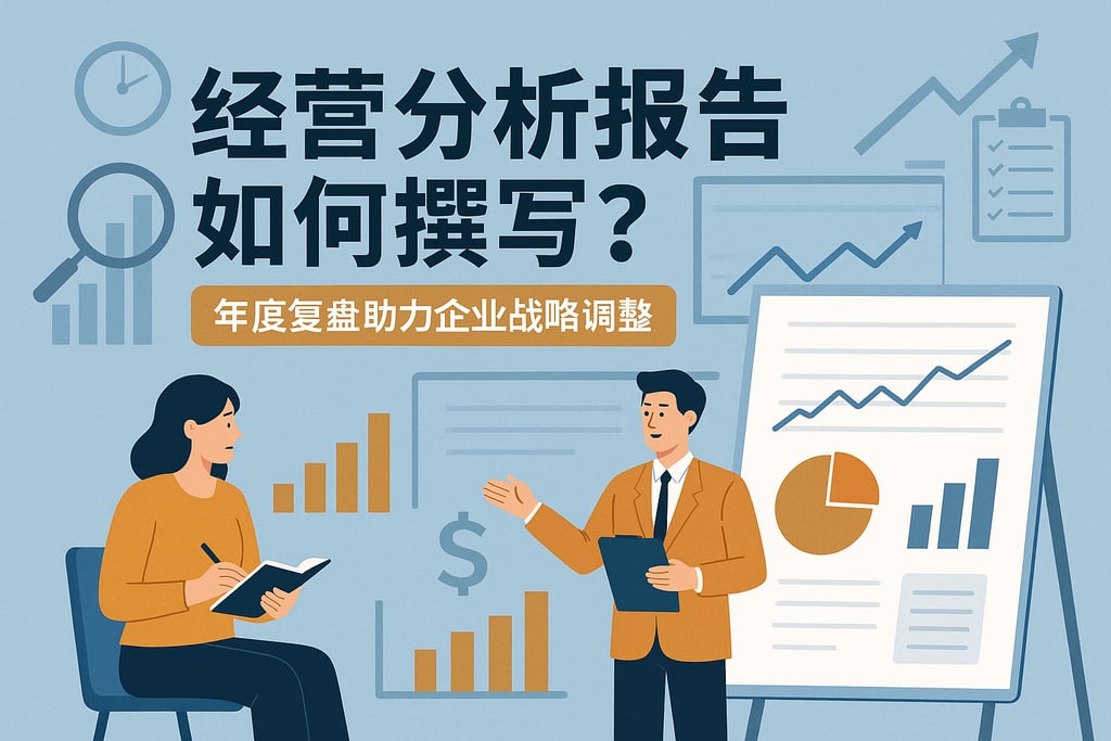 经营分析报告如何撰写？年度复盘助力企业战略调整