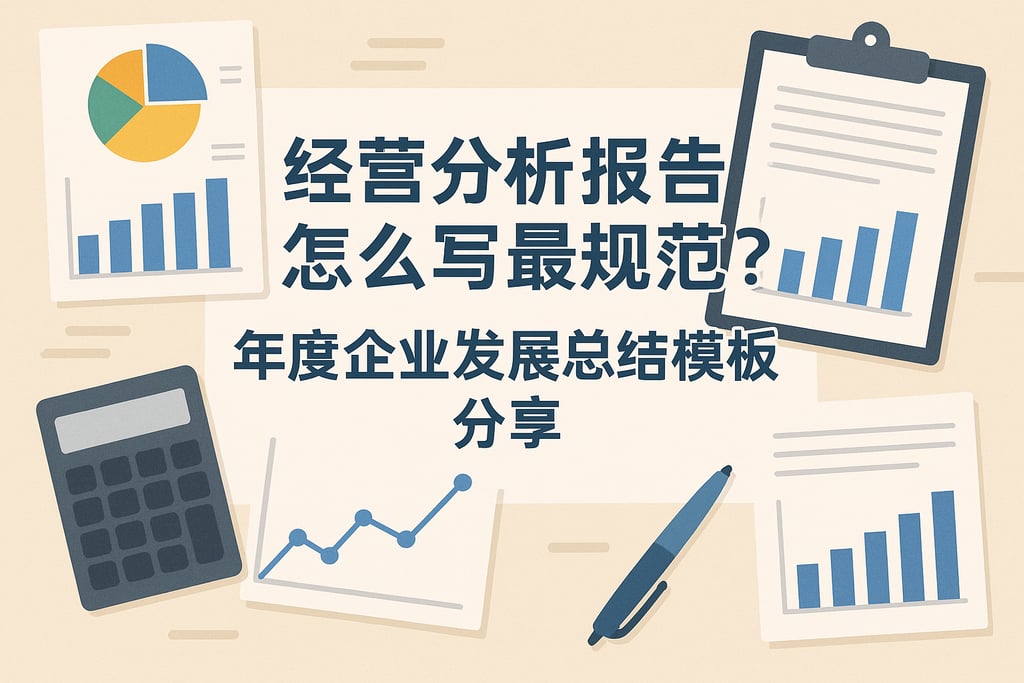 经营分析报告怎么写最规范？年度企业发展总结模板分享