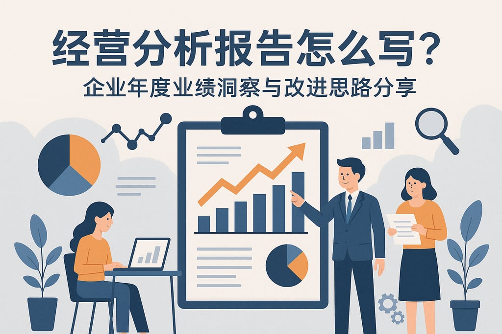 经营分析报告怎么写？企业年度业绩洞察与改进思路分享