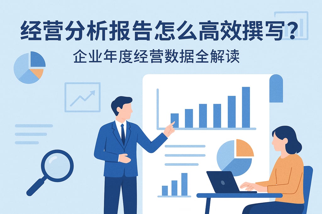 经营分析报告怎么高效撰写？企业年度经营数据全解读