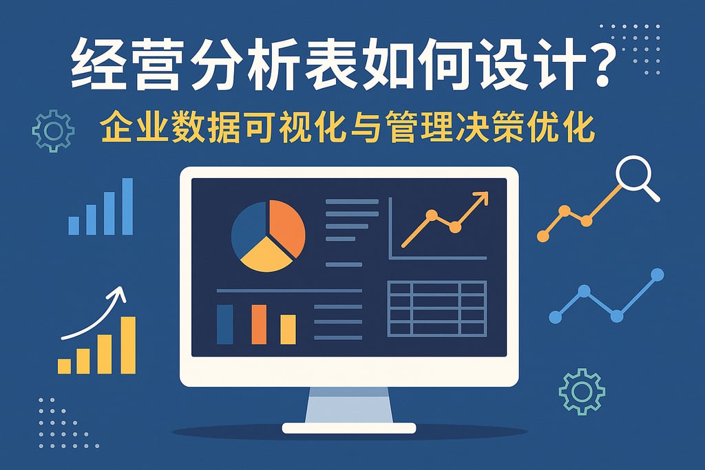 经营分析表如何设计？企业数据可视化与管理决策优化