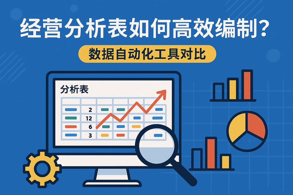经营分析表如何高效编制？数据自动化工具对比