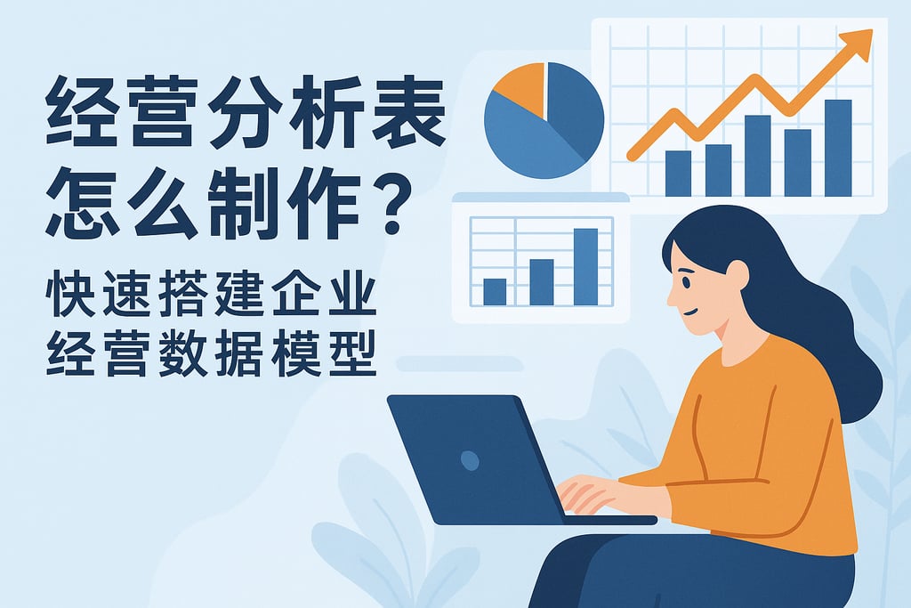 经营分析表怎么制作？快速搭建企业经营数据模型