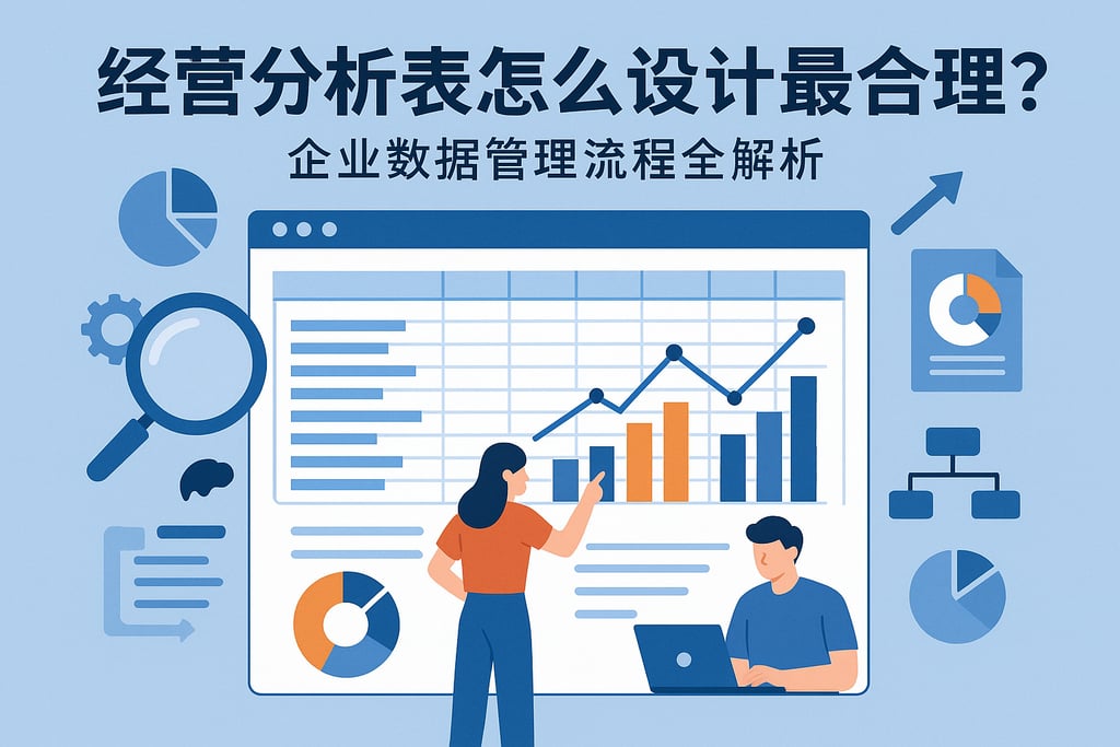 经营分析表怎么设计最合理？企业数据管理流程全解析