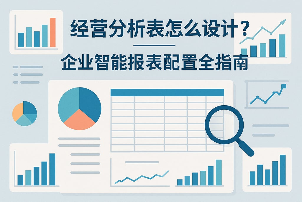 经营分析表怎么设计？企业智能报表配置全指南