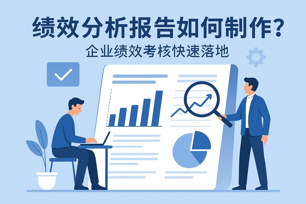 绩效分析报告如何制作？企业绩效考核快速落地