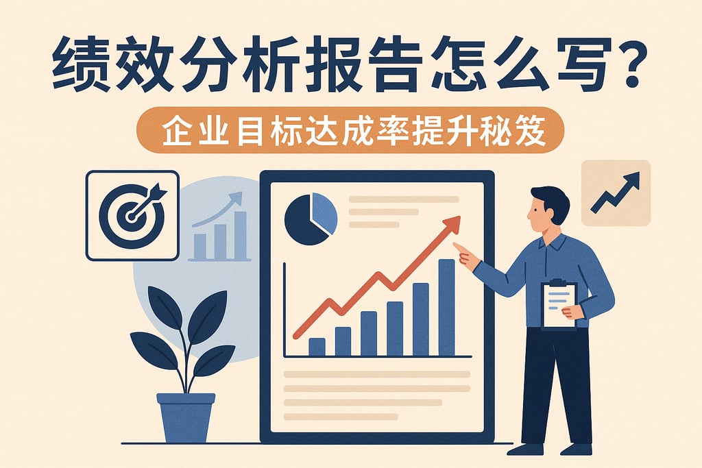 绩效分析报告怎么写？企业目标达成率提升秘笈